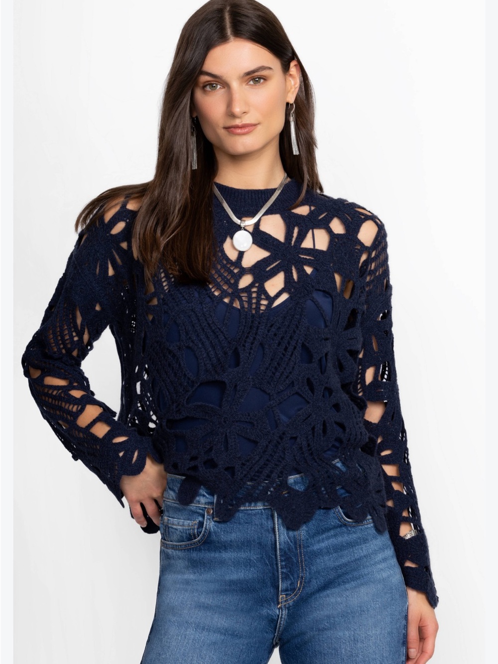 Johnny Was THE CROCHET PULLOVER